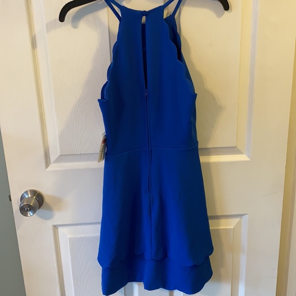 B. Darlin 3/4 blue mini dress - Picture 2 of 4